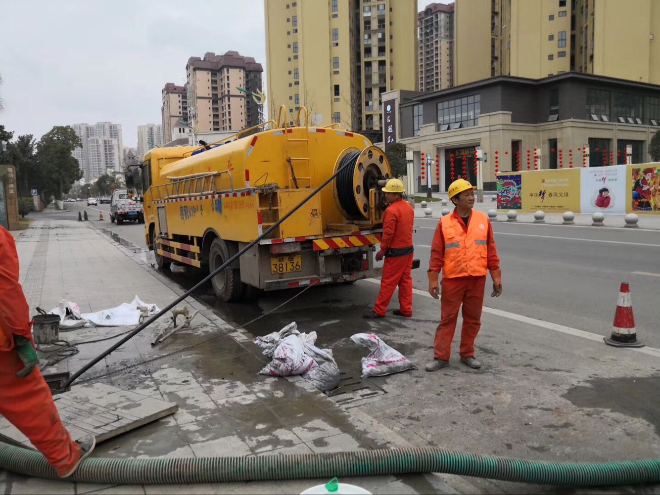 丘北排污管道清淤-管道清洗